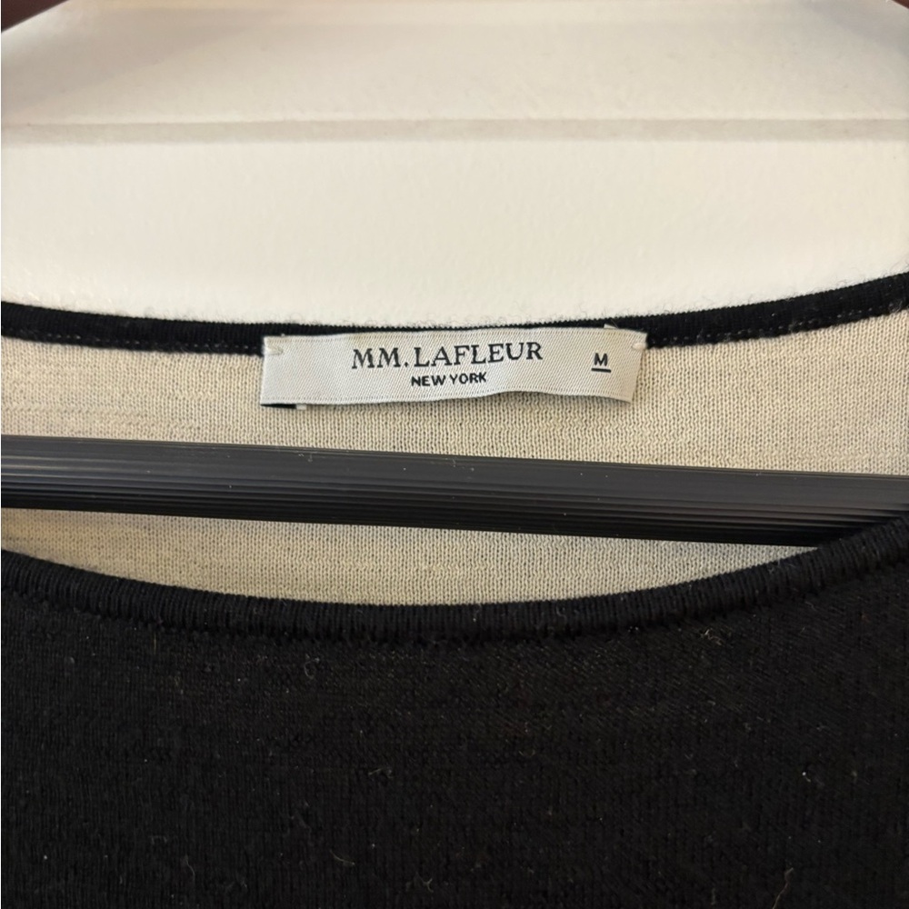 MM Lafleur Classic Black Knit Top